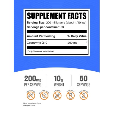 Bulk Supplements Pure Coenzyme Q10 - B00GWK1HHM