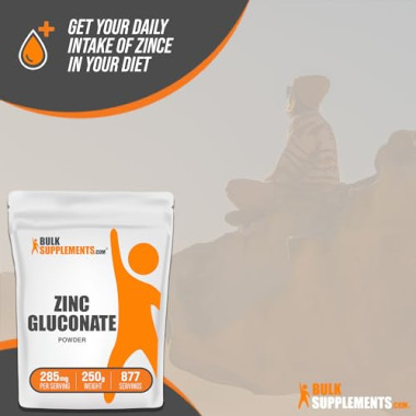 Bulk Supplements Zinc Gluconate - B00GW1C4H8