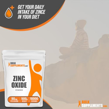 Bulk Supplements Zinc Oxide - B00F7VQNMG