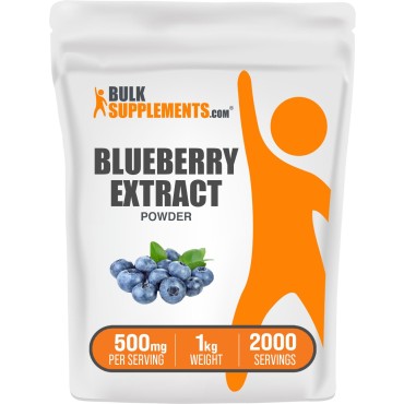 BulkSupplements Blueberry Extract Powder - B01AVEFGRG