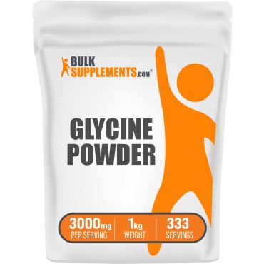BulkSupplements Pure Glycine Powder - B00EOXU0MM