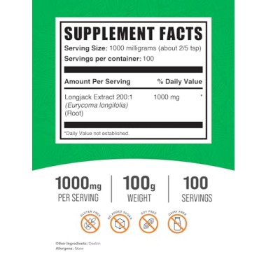 BulkSupplements Longjack - B00GT4W838