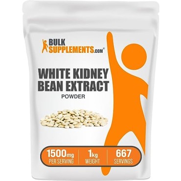 BulkSupplements White Kidney Bean Extract - B01AVGU2IW