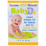 California Gold Nutrition Baby Vitamin D3 Drops