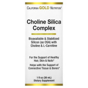 California Gold Nutrition Choline Silica Complex - 