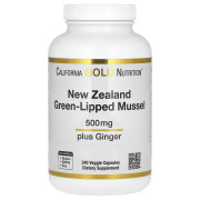 California Gold Nutrition New Zealand Green-Lipped Mussel Plus Ginger Joint Health Formula - B00ZWQC49M