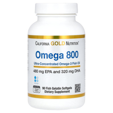 California Gold Nutrition Omega 800 Pharmaceutical Grade Fish Oil - B07JKGFTC4