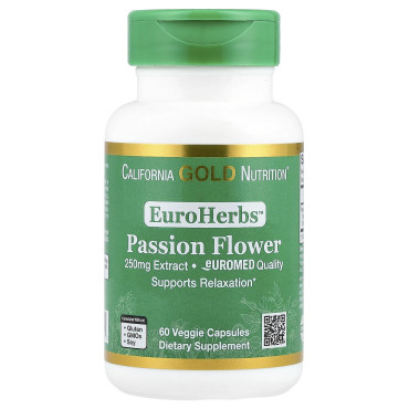 California Gold Nutrition Passion Flower EuroHerbs - B0764LQV57