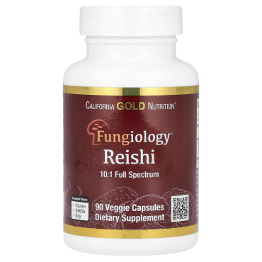 California Gold Nutrition Reishi (Ganoderma Lucidum) Full-Spectrum Organic Cellular Support - B07GRG8PZ7