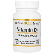 California Gold Nutrition Vitamin D3 Fish Gelatin Softgels - B071LN9587