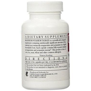 Cardiovascular Research Magnesium-Potassium Taurate - B00014GFO0