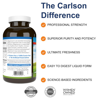 Carlson Labs Liquid Magnesium - B001LF39JM