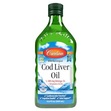 Carlson Labs Norwegian Cod Liver Oil - B001LF39MY