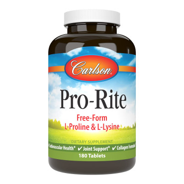 Carlson Labs Pro-Rite Free-Form L-Proline & L-Lysine - B003BVIDLI