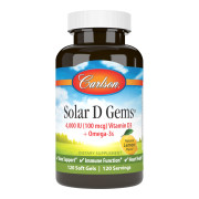 Carlson Labs Solar D Gems Vitamin D3 Omega-3s - B003BVIAPW