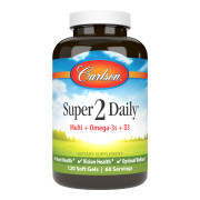Carlson Labs Super 2 Daily Multi + Omega-3s + Lutein - B00CDX0ADY