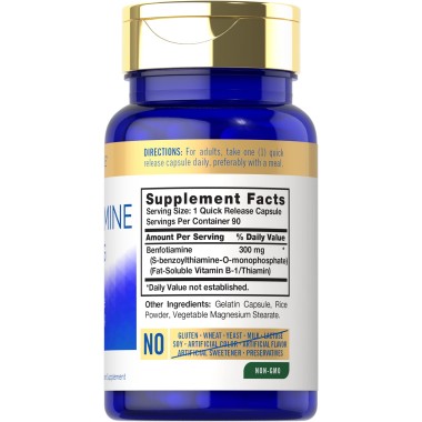 Carlyle Benfotiamine Vitamin B1 - B07G7HPK39