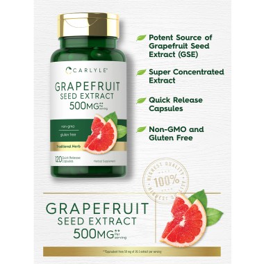 Carlyle Grapefruit Seed Extract Maximum Strength - B07GRCJR7H