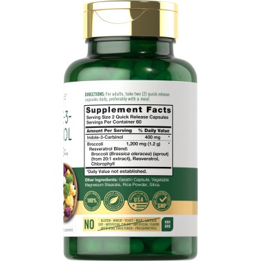 Carlyle Indole-3-Carbino Advanced Formula With Broccoli Extract - B07G7J4Y17