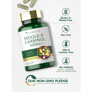 Carlyle Indole-3-Carbino Advanced Formula With Broccoli Extract - B07G7J4Y17