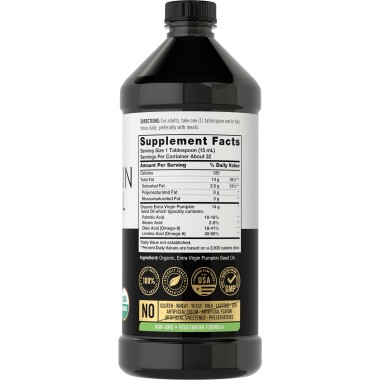 Carlyle Organic Pumpkin Seed Oil 100% Pure - B07BCCKMYM