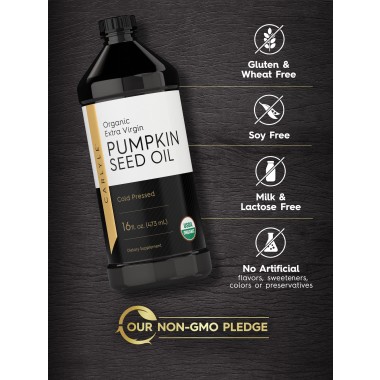 Carlyle Organic Pumpkin Seed Oil 100% Pure - B07BCCKMYM