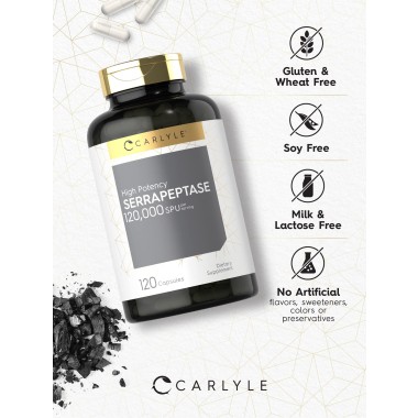 Carlyle Serrapeptase Supports Sinus Health - B07GRC7LZM