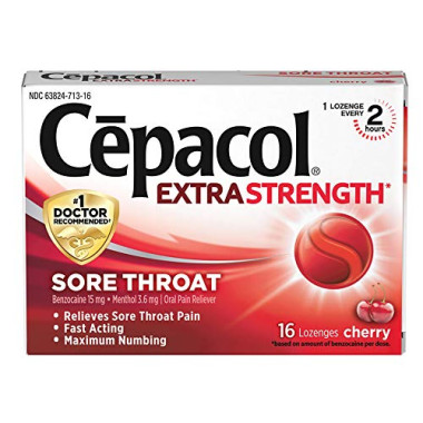 Cepacol Extra Strength Sore Throat & Cough Lozenges - B00XQFJXK4