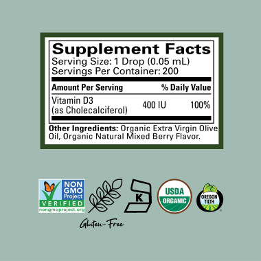 ChildLife Organic Vitamin D3 Drops - B00DRMHKKG