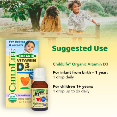 ChildLife Organic Vitamin D3 Drops - B00DRMHKKG