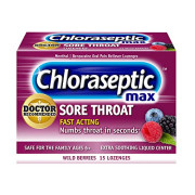 Chloraseptic Max Sore Throat & Cough Lozenges - B011TTNWX2