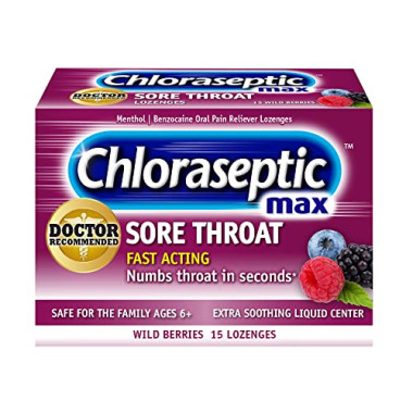 Chloraseptic Max Sore Throat & Cough Lozenges - B011TTNWX2