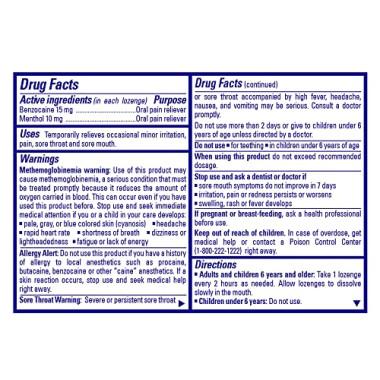 Chloraseptic Max Sore Throat & Cough Lozenges - B011TTNWX2
