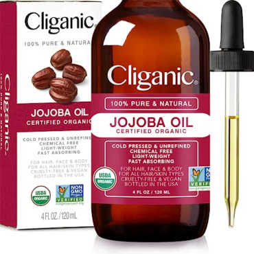 Cliganic Jojoba Oil 100% Pure & Natural - B01A74442I