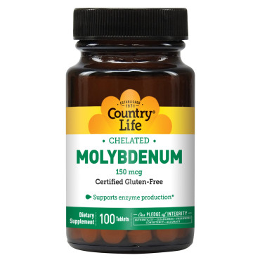 Country Life Chelated Molybdenum - B005P0H1XY