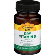 Country Life Dry Vitamin D 1000 IU - B005D8UGM6