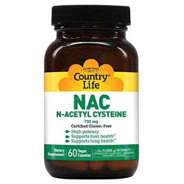 Country Life NAC N-Acetyl Cysteine - B00020IJJM