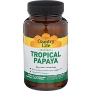 Country Life Natural Tropical Papaya - B000T3JV9E