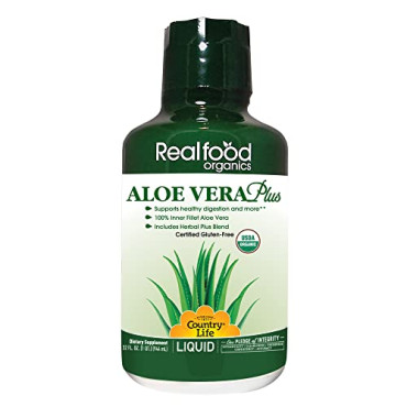 Country Life Realfood Organics Aloe Vera Plus - B003HUHQ8E