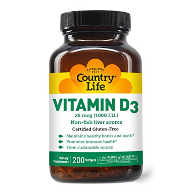 Country Life Vitamin D3 - B005C65BWE