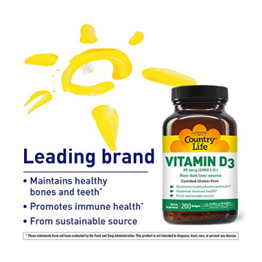 Country Life Vitamin D3 - B005C65BWE