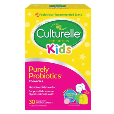 Culturelle Kids Chewables Probiotics Natural Bursting Berry Flavor - B007G7JP2O