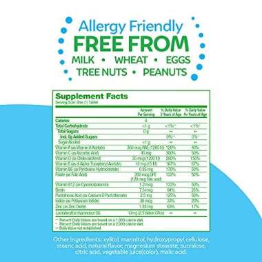 Culturelle Kids Complete Multivitamin+Probiotic Fruit Punch - B07N7ZM39Z