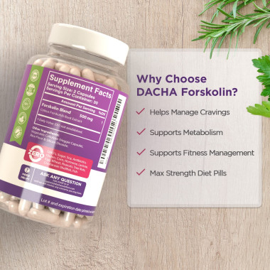 DACHA Premium Forskolin Extract Diet Pills that Work Fast for Women & Men - B07J1ZGC9M