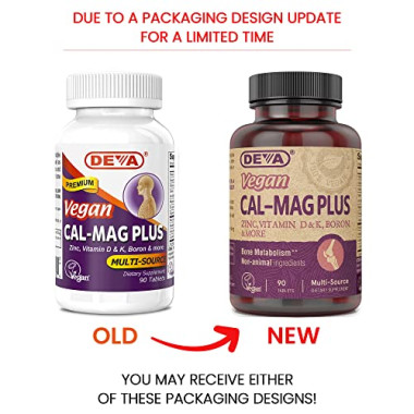 Deva Vegan Cal-Mag Plus - B001GAOI06