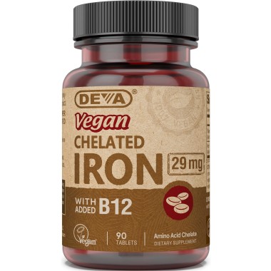 Deva Vegan Chelated Iron - B005JLFPIM