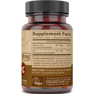 Deva Vegan Chelated Iron - B005JLFPIM