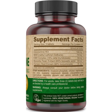 Deva Vegan Glucosamine MSM & CMO Caps - B000V8BD0C