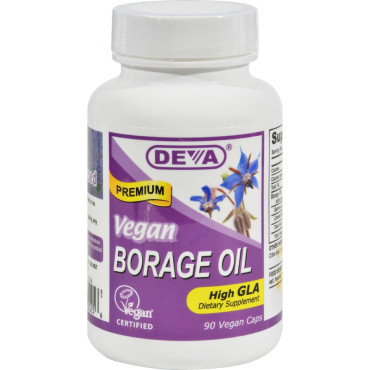 Deva Vegan Premium Borage Oil GLA - B06XJWMKRX