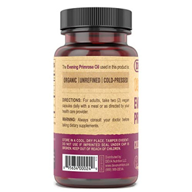 Deva Vegan Premium Evening Primrose Oil - B002XDQSTE